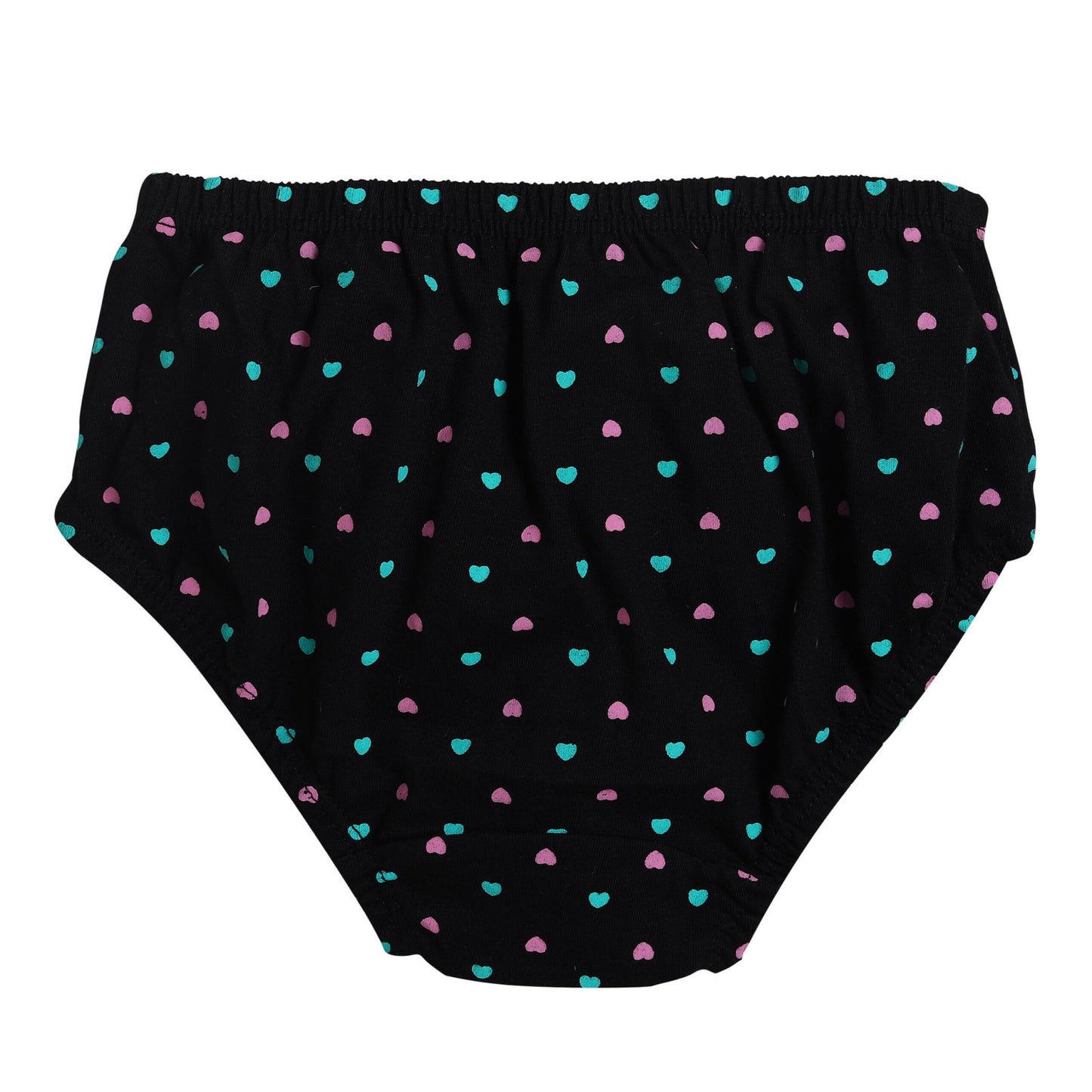 Sunshine Com Combo Heart Girl's Panties Set - Pack Of 3