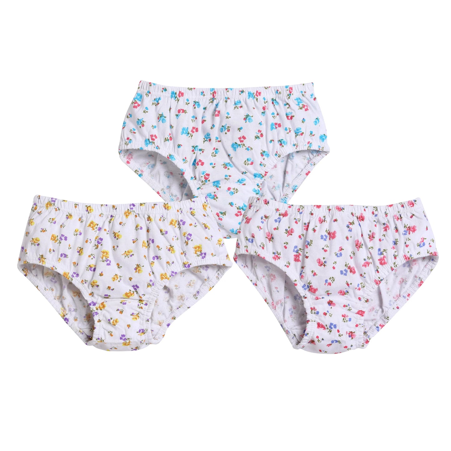 Tinsel Com White Girl's Panties Set - Pack Of 3