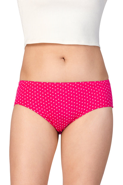 SUNSHINE COMFORT Heart Women's Underwear Set - Pack Of 3