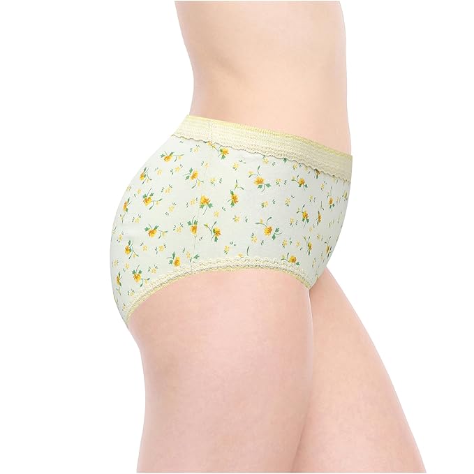 Pastel Print Regular Women's Underwear Set - Pack Of 3