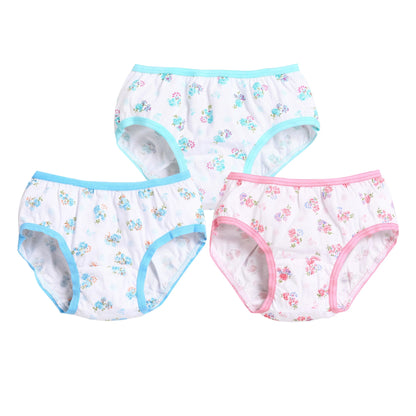 Tinsel White 7025 Girl's Panties Set - Pack Of 3