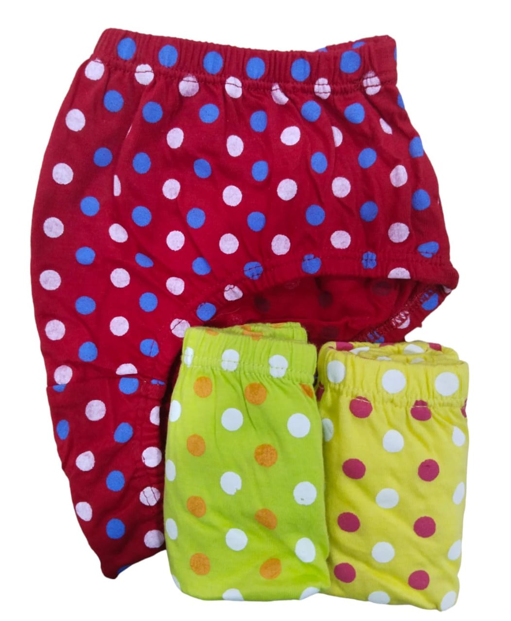 G Sunshine Comfort Dots Girl's Panties Set - Pack Of 3