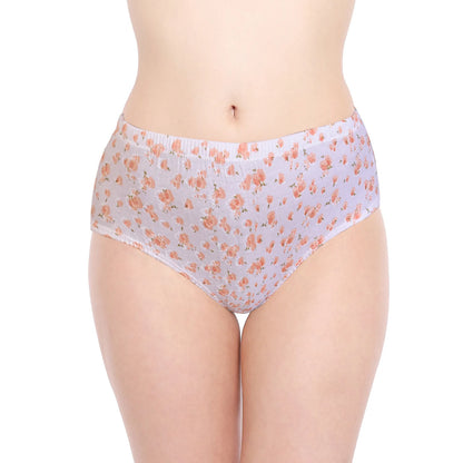 White Print Comfort Women's Underwear Set - Pack Of 3