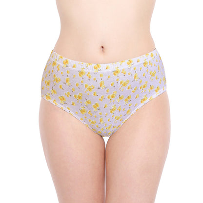 White Print Comfort Women's Underwear Set - Pack Of 3